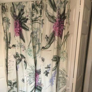 Urban outfitters floral curtains
